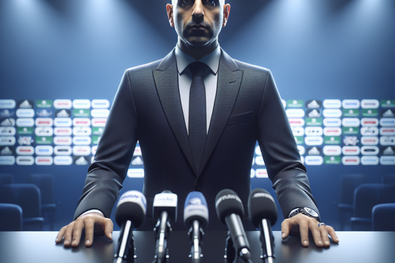 Pep Guardiola hints at return during press conference, tense football manager atmosphere